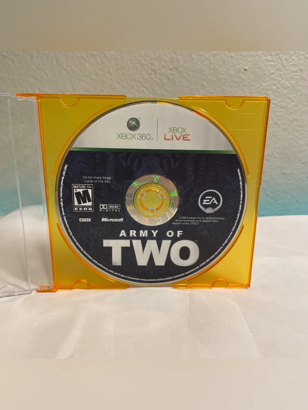 Army of Two Xbox 360 Tested Working Disc Only Videogame 2009